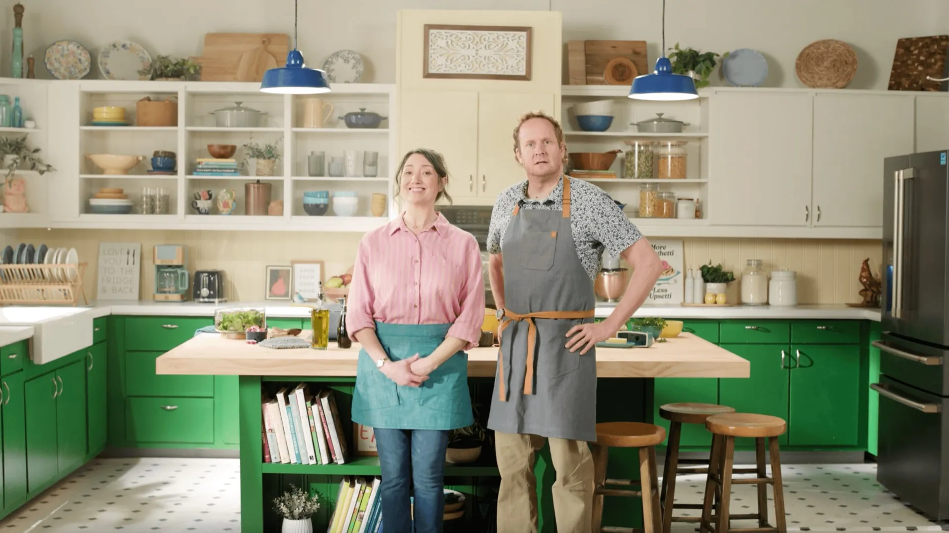 Frame from “Good Energy with Mark & Steph”